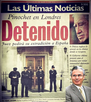 Arresto de Augusto Pinochet