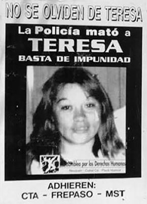 cartel Teresa rodriguez