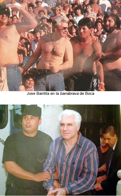 Detención de barrabrava José 