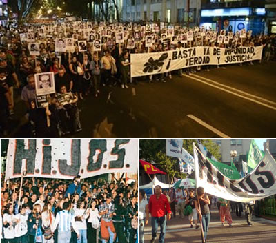 Miles de personas en marcha por 20 años del golpe