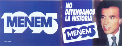 Campaña de Menem 1995
