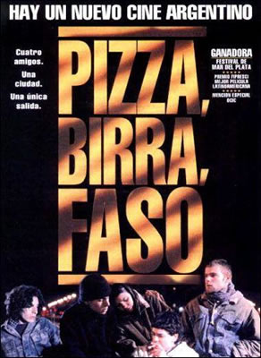 El nuevo cine  con Pizza, birra y faso