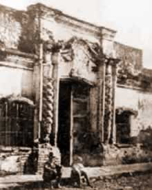 Edificio del Congreso de Tucumán, antes de su demolición en 1874