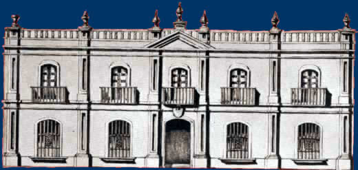 Edificio del viejo consulado donde se efectuaron las reuniones de la Asamblea Constituyente del Año XII