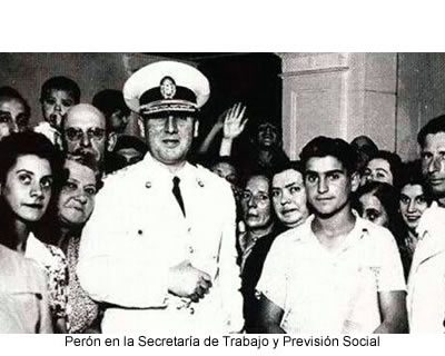 Perón en la Secretaría de Trabajo y Previsión